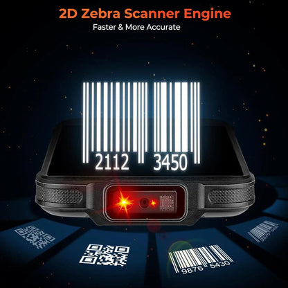 MUNBYN Android 13 Barcode Scanner with SE4710 Zebra Scanner