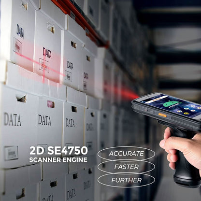 MUNBYN IPDA087P Android 13 with Zebra SE4750 Barcode Scanner