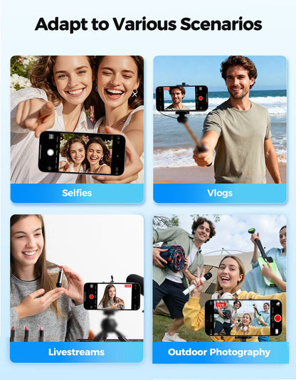 MUNBYN Magnetic Wireless Selfie Monitor with Bluetooth Remote