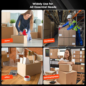 MUNBYN Clear Heavy-Duty Shipping Tape is perfect for packing, mailing, moving, storage, and more.