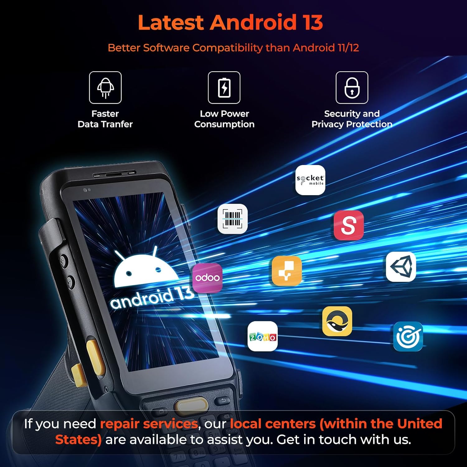 IPDA088P Long Range Barcode Scanner