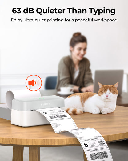 MUNBYN RW403B Bluetooth Thermal Label Printer