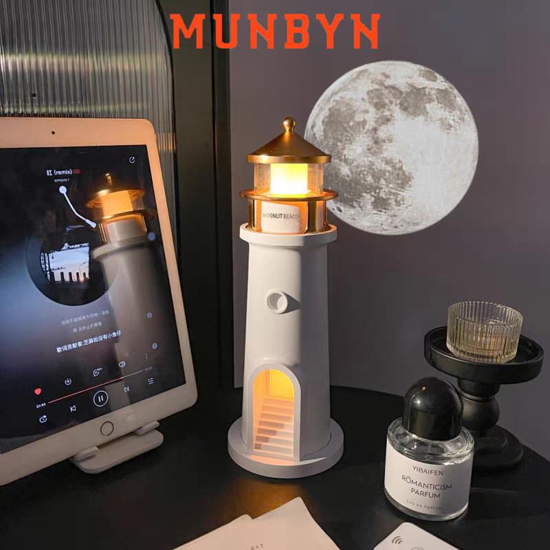 MUNBYN Moon Lamp Projector Night Light