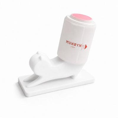 MUNBYN Cat Shaped 3D Printed Thermal Printer Paper Roll Holder 3 Pack