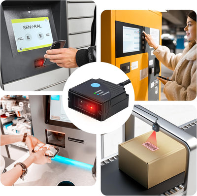 MUNBYN Fixed Mount 1D/2D Barcode Scanner
