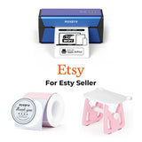 MUNBYN RealWriter 401AP AirPrint Printer & Morandi Labels Etsy Packaging & Branding Elite Kit