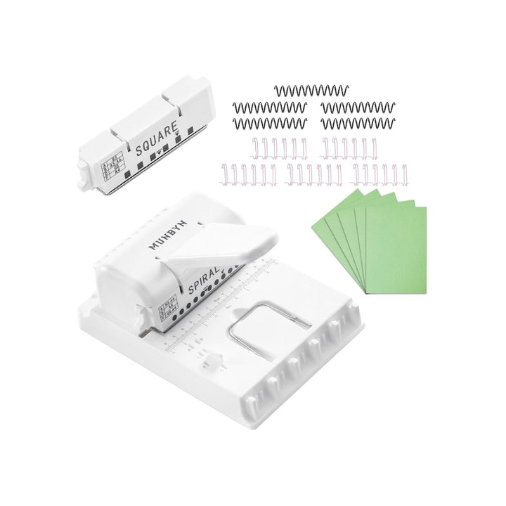 White MUNBYN FB001 multi-binding machine for office