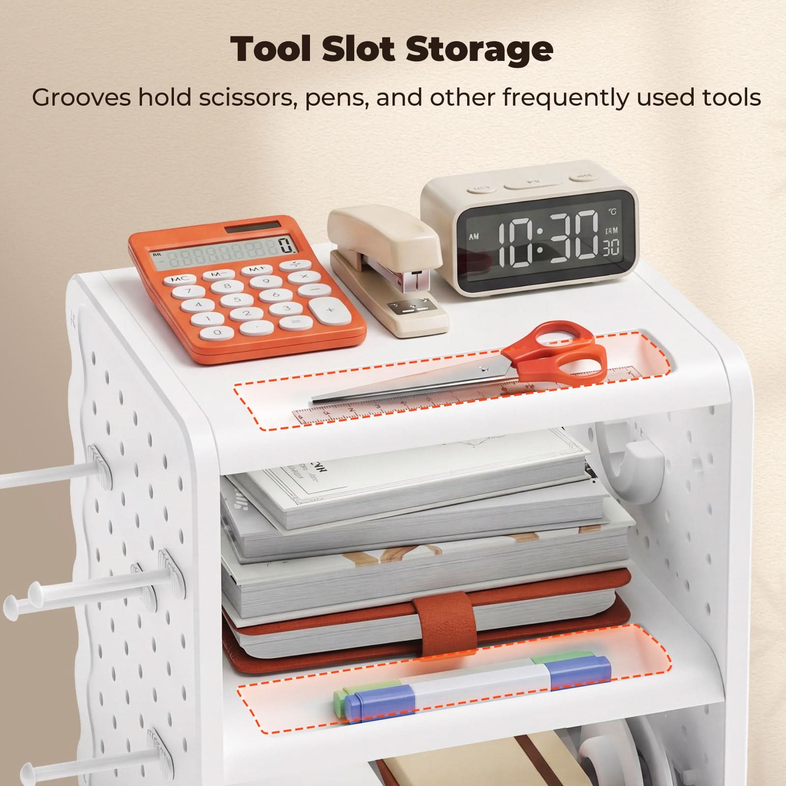 MUNBYN ILH03 label holder for label printer accessories, showing a clear plastic holder designed to secure labels during printing.