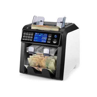 MUNBYN IMC08 bank-grade money counter with mixed denomination