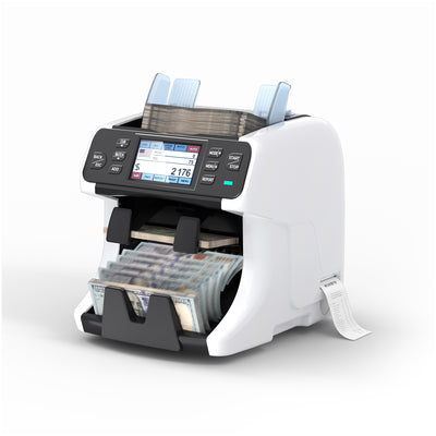 MUNBYN IMC40 2-Pocket Mixed Denomination Money Counter