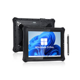 MUNBYN IRT09J-BK-US Windows scanner tablet with black display and barcode scanning features, designed for industrial and retail use