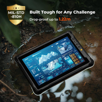 MUNBYN IRT14 10.1" Rugged Windows Tablet with 1000-Nit Display