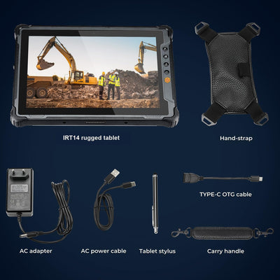 MUNBYN IRT14 10.1" Rugged Windows Tablet with 1000-Nit Display