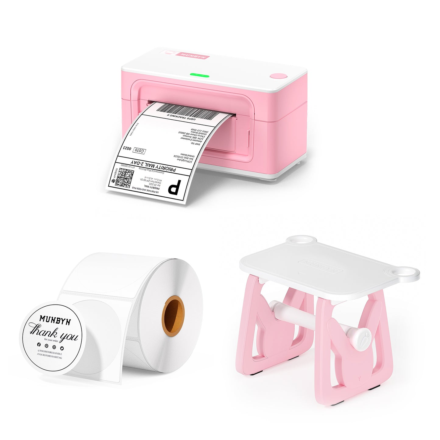 MUNBYN RealWriter 941B Bluetooth Thermal Label Printer Kit