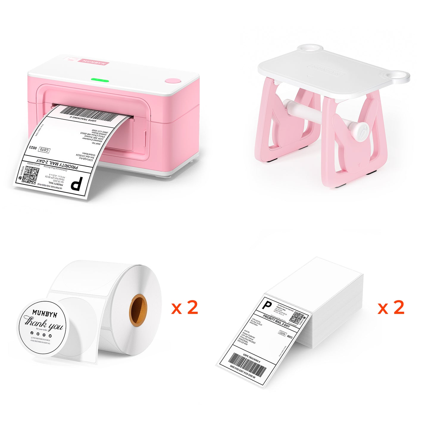 MUNBYN RealWriter 941B Bluetooth Thermal Label Printer Kit