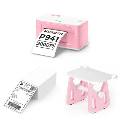 MUNBYN RealWriter 941BP Bluetooth Thermal Label Printer 300DPI Kit