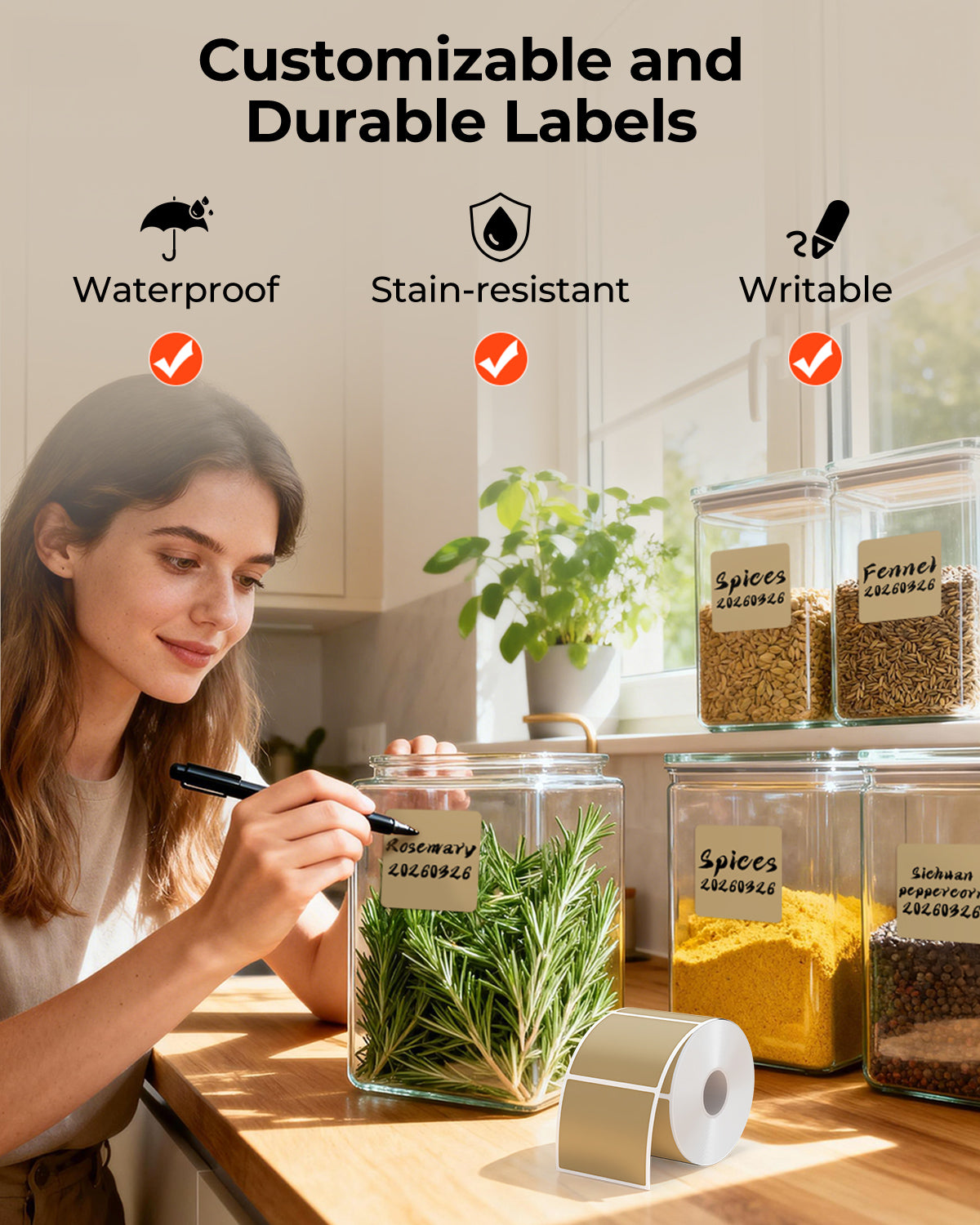 2" x 2" Square Labels