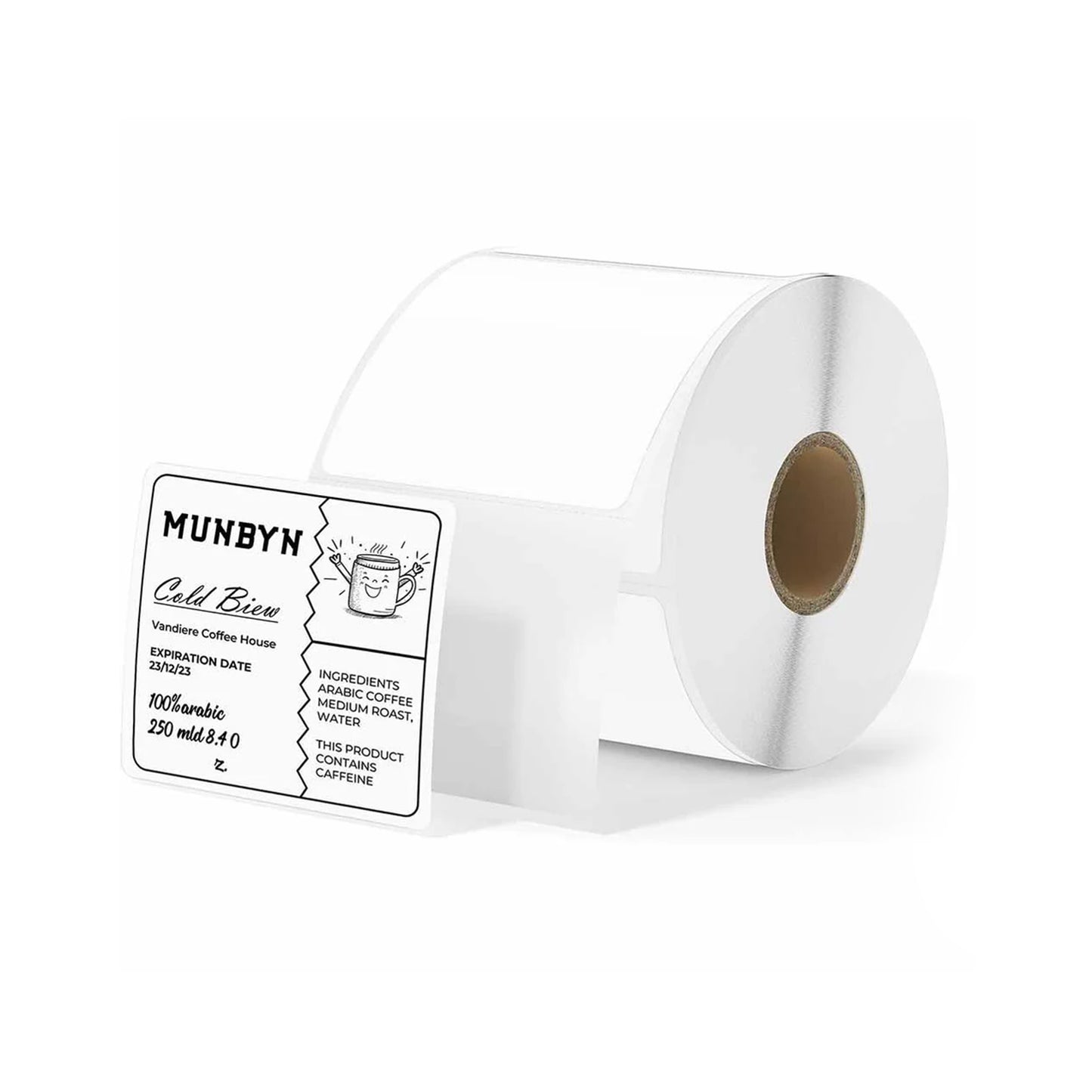 MUNBYN 2"x2" Generic Square Series Thermal Labels (750/Roll)