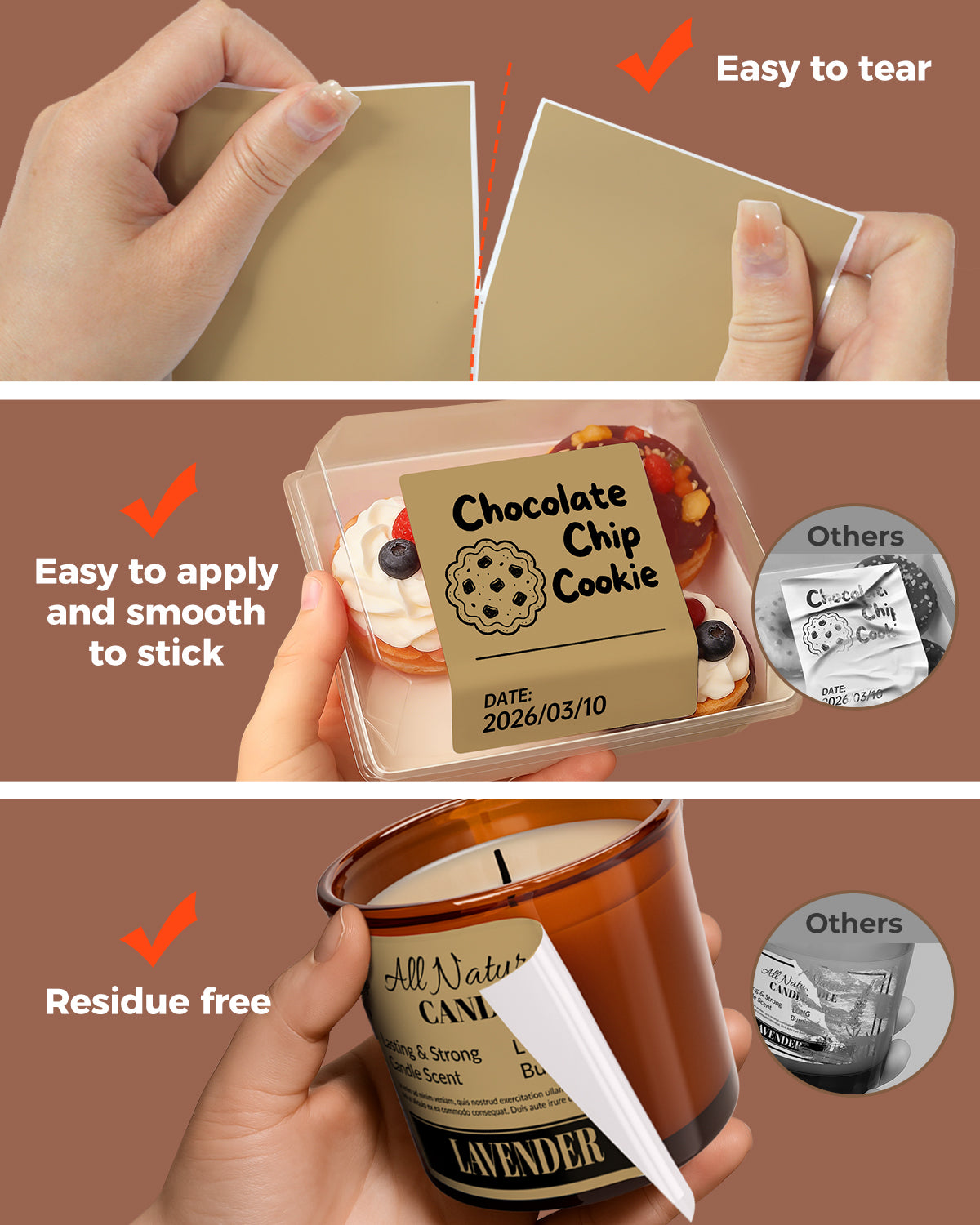 4" x 3" Rectangle Labels