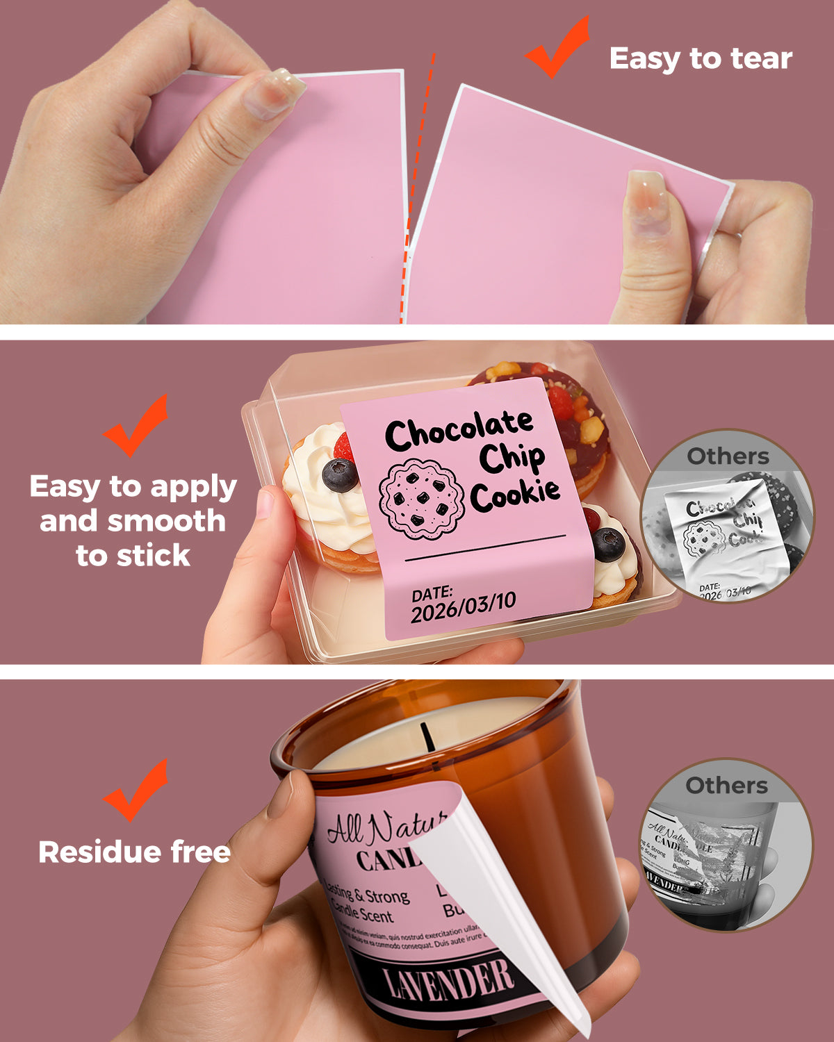 4" x 3" Rectangle Labels