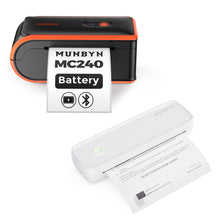Munbyn Anywhere Office Kit ITP04 A4 Document Printer + MC240 Bluetooth Label Printer