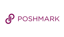 Poshmark logo on a white background