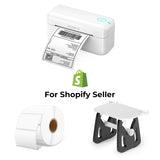 MUNBYN RealWriter 402B Bluetooth Printer & Rectangle Labels Shopify Product Labeling Elegant Kit