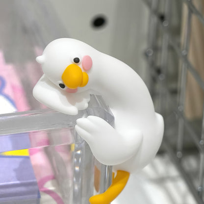 MUNBYN So Tired Lazy Duck Mini Desk Ornaments Work Partner 3pcs/set