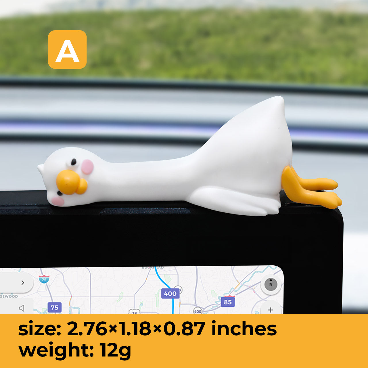 MUNBYN So Tired Lazy Duck Mini Desk Ornaments Work Partner 3pcs/set