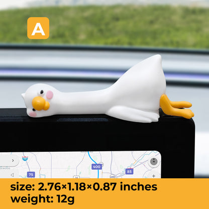 MUNBYN So Tired Lazy Duck Mini Desk Ornaments Work Partner 3pcs/set