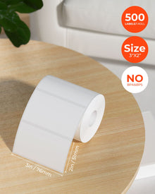 MUNBYN 3"x2" Generic Rectangle Series Thermal Labels (500/Roll)