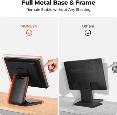 MUNBYN IPTS002 full-metal base and frame