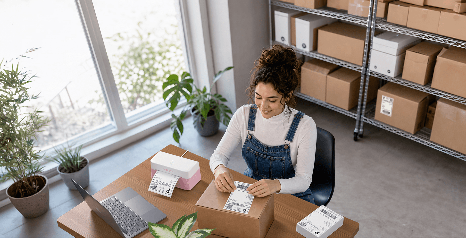 overhead home business labeling orders