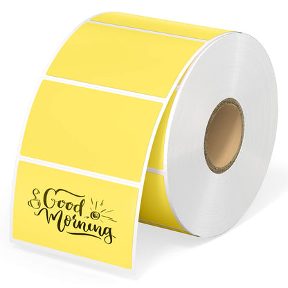 MUNBYN 2.25"x1.25" Generic Rectangle Series Thermal Labels (1000/Roll)