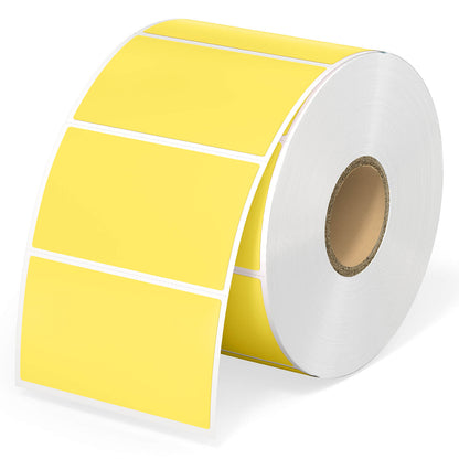 MUNBYN 2.25"x1.25" Generic Rectangle Series Thermal Labels (1000/Roll)