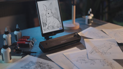 MUNBYN ITP06 Tattoo Stencil Printer with 20 Transfer Papers