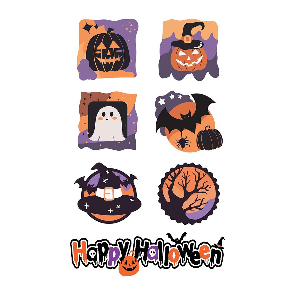 MUNBYN Halloween Sticker Sheet