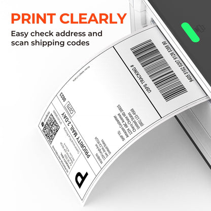 MUNBYN's self-adhesive 4x6 thermal labels are easy to use, offer crystal clear printing at fast speeds, and are durable enough to withstand daily use.