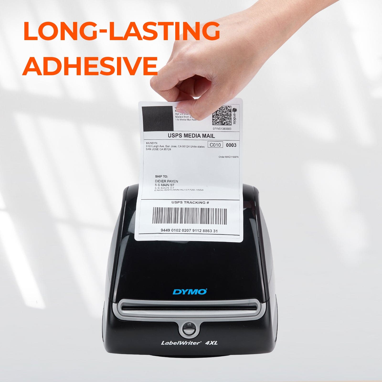 MUNBYN 4x6 inch shipping roll labels on label printer paper roll for shipping and mailing purposes