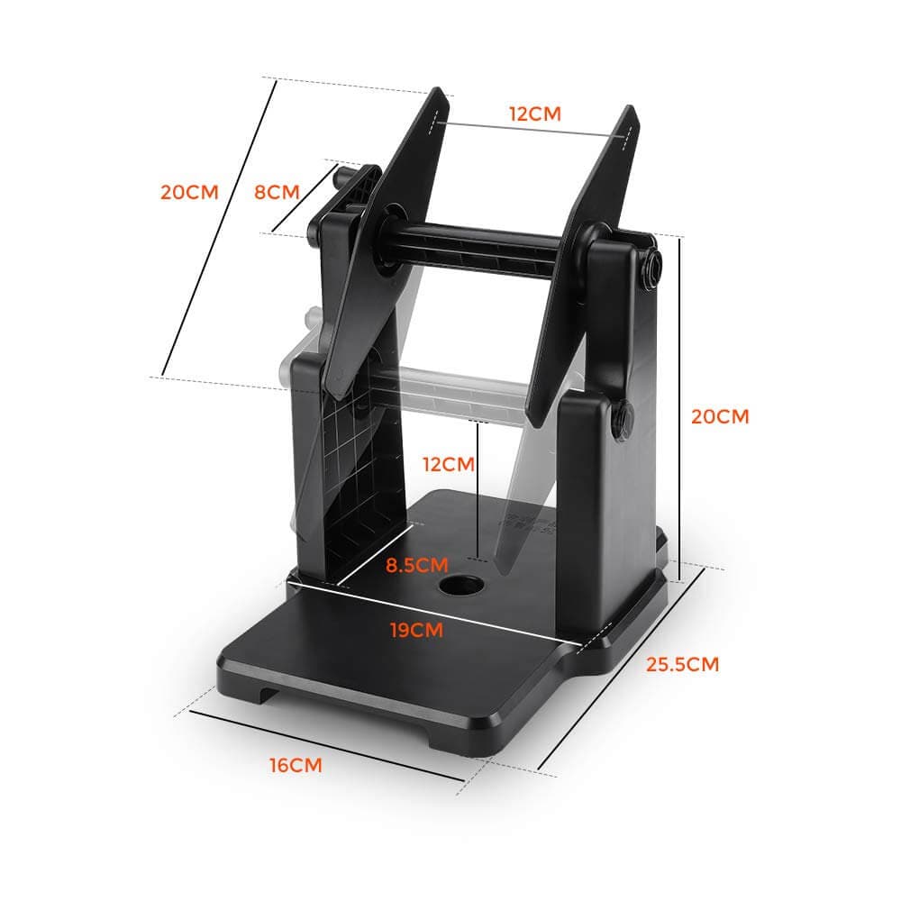 2 in 1 Label holder for Shipping Thermal Label Printer for roll and fan-fold stacks labels